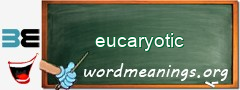 WordMeaning blackboard for eucaryotic